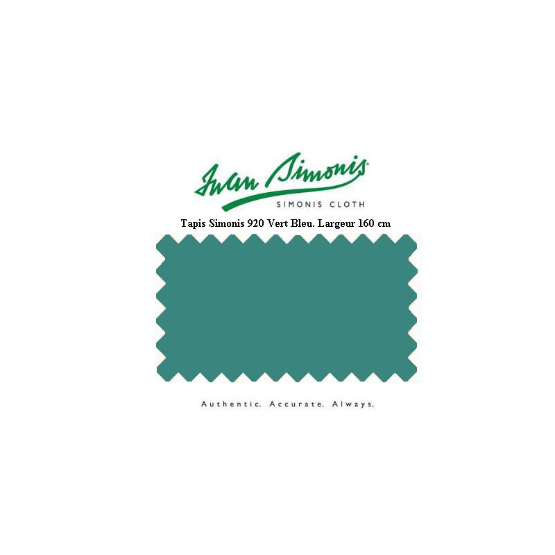 Tapis Simonis 920 Vert Bleu largeur 195 cm