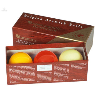 Billes de billard Aramith Tournament 61,5 mm Carambole