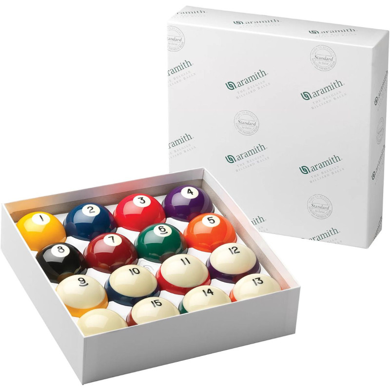 Billes de billard américain Aramith 57,2 mm Standard