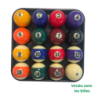 Plateau pour 16 Billes de billard 50,8 mm et 57,2 mm