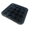 Plateau pour 16 Billes de billard 50,8 mm et 57,2 mm