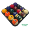 Plateau pour 16 Billes de billard 50,8 mm et 57,2 mm
