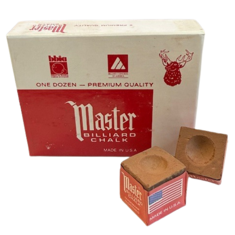 Craie de billard Master Marron par 2