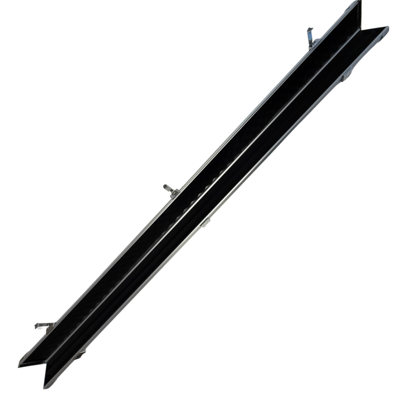 Boîtier Baize Master Prestige Gris foncé Satin pour queue 3/4