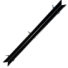 Boîtier Baize Master Prestige Gris foncé Satin pour queue 3/4