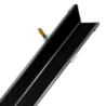 Boîtier Baize Master Prestige Gris foncé Satin pour queue 3/4