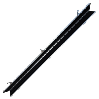 Boîtier Baize Master Prestige Gris clair Satin pour queue 3/4