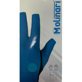 Gant de billard Molinari Bleu taille M pour Droitier (main gauche)