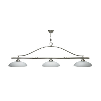 Luminaire KIMI finition nickel 3 verreries Opale