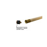 Queue de billard standard monobloc 145 cm - virole laiton & embout vissé 11mm