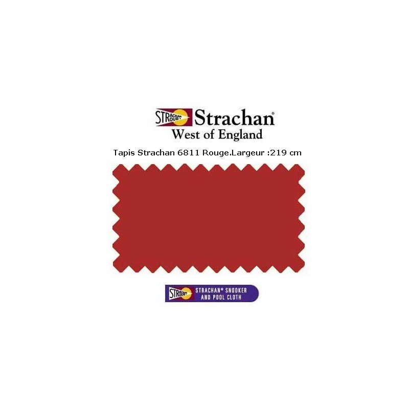 Tapis Pool Strachan 6811 WoE Rouge largeur 219 cm