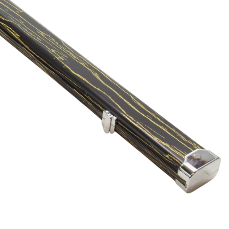 Boîtier Wood Grain Or pour 2 queues Monobloc