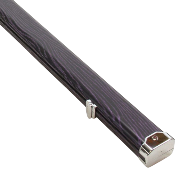 Boîtier Wood Grain Violet pour 2 queues Monobloc