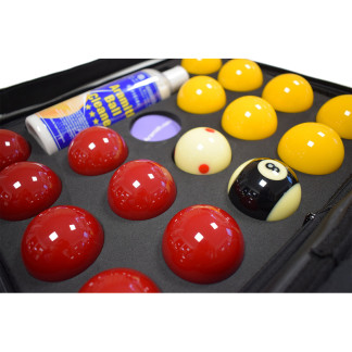 Valise Nylon & Billes Pool Pro Cup de billard 50,8 mm