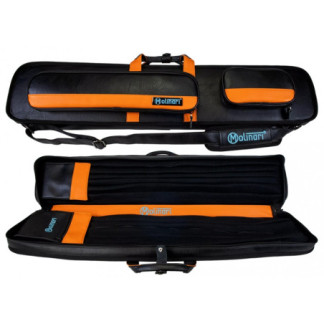 Housse Molinari Rétro noire et orange 3fûts/6 flèches