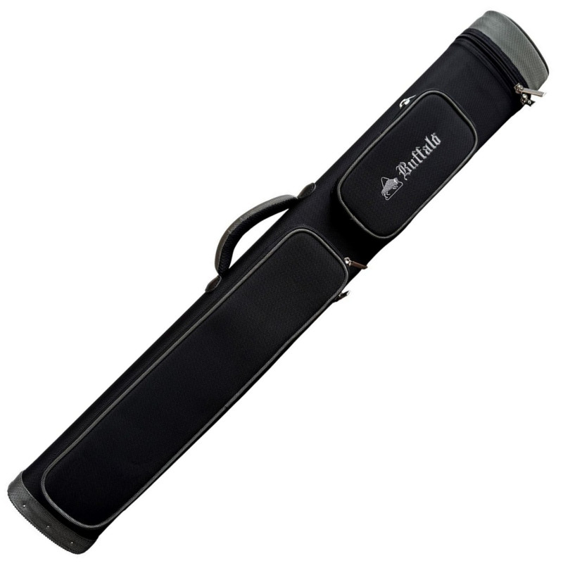 Etui rigide Buffalo noir 2 fûts / 4 flèches