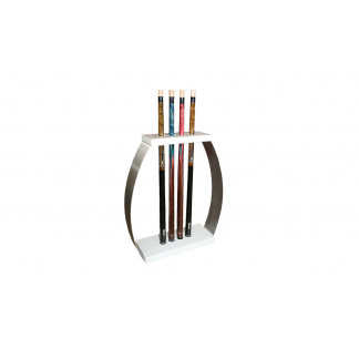 Porte-queues Design Laqué noir 4 queues