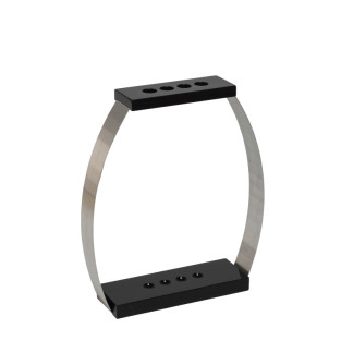 Porte-queues Design Laqué blanc 4 queues