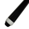 Lot de 2 Queues billard standard 133 cm 1pc - virole laiton & embout vissé 11mm