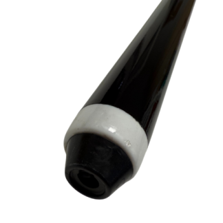 Lot de 2 Queues billard standard 133 cm 1pc - virole laiton & embout vissé 11mm