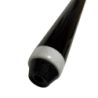 Lot de 2 Queues billard standard 133 cm 1pc - virole laiton & embout vissé 11mm