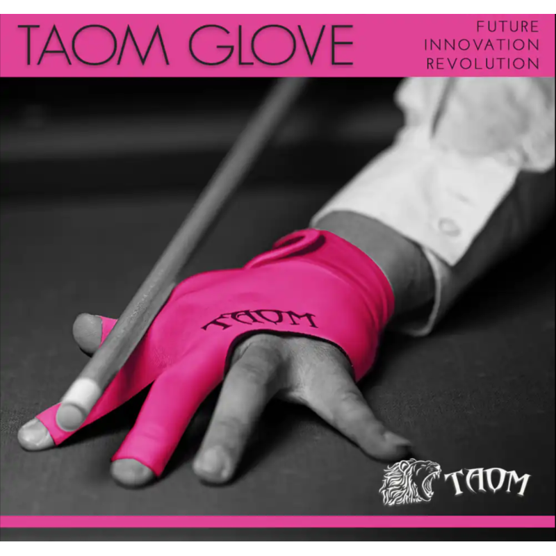 Gant de billard professionnel Taom couleur rose