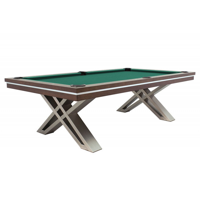 Billard Américain Pierce Bois finition Noyer 8ft