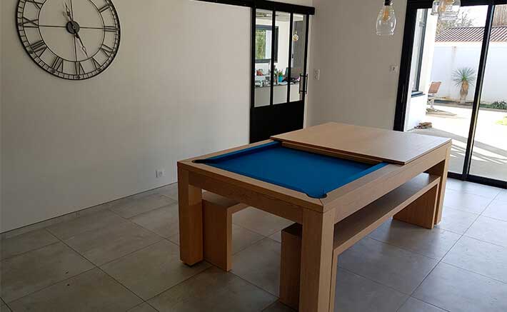 Vente de billard, mobilier, luminaires, accessoires de billards et baby foot